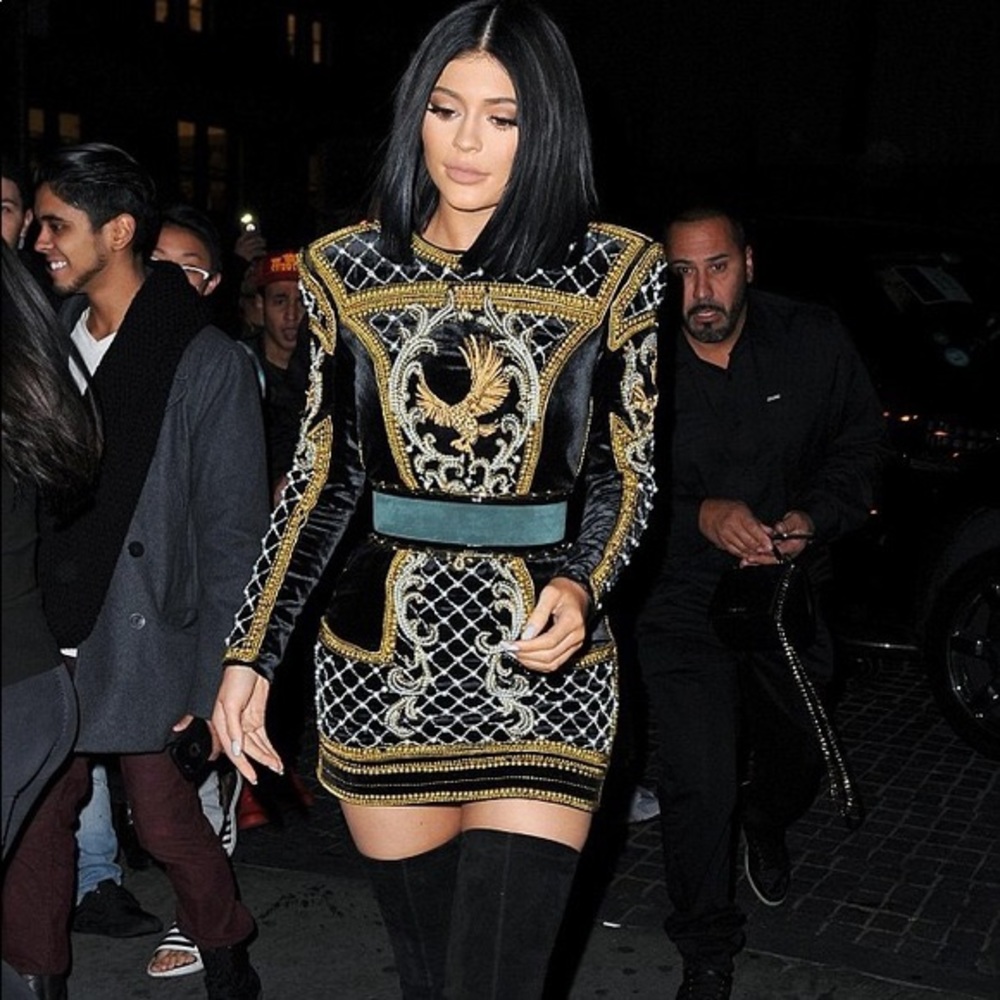 Balmain x H&M Green Suede Wide Belt - Picture 3 of 16